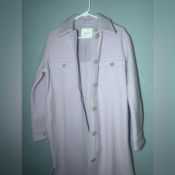 Aritzia Wilfred Free The Ganna wool Shirt Jacket in Size X-Small - Picture 2 of 7